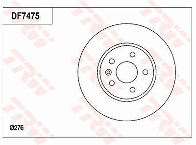 TRW Bremsscheibe DF7475 Bremsscheiben,Scheibenbremsen OPEL,CHEVROLET,VAUXHALL,Astra J Sports Tourer (P10),ASTRA J,Astra J GTC (P10),ASTRA J Stufenheck