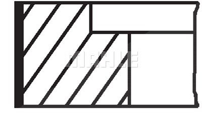 MAHLE ORIGINAL Kolbenringsatz 034 75 V0  VW,AUDI,MERCEDES-BENZ,Golf IV Schrägheck (1J1),Transporter IV Bus (70B, 70C, 7DB, 7DK, 70J, 70K, 7DC, 7DJ)