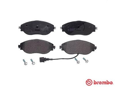 BREMBO Bremsbelagsatz BREMSBELÄGE, RICHTUNGSGEBUNDEN P 85 131 Bremsbeläge,Bremsklötze VW,AUDI,SEAT,Golf VII Schrägheck (5G1, BQ1, BE1, BE2)