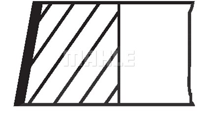 MAHLE ORIGINAL Kolbenringsatz 033 19 N0  VW,AUDI,SKODA,Golf V Schrägheck (1K1),TOURAN (1T1, 1T2),Passat Variant (3C5),PASSAT Variant (3B6)