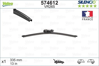 VALEO Scheibenwischer 574612 Wischblatt,Wischerblätter VW,SKODA,SEAT,GOLF PLUS (5M1, 521),Passat Variant (3G5, CB5),TOURAN (1T3),SHARAN (7N1, 7N2)