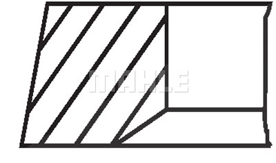 MAHLE ORIGINAL Kolbenringsatz 022 01 N0  MERCEDES-BENZ,RENAULT,NISSAN,A-Klasse (W176),B-Klasse (W246, W242),CLA Coupe (C117),CLA Shooting Brake (X117)