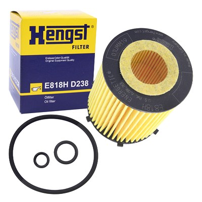 HENGST FILTER Ölfilter E818H D238 Motorölfilter,Filter für Öl MERCEDES-BENZ,INFINITI,C-Klasse Limousine (W204),C-Klasse T-modell (S204)