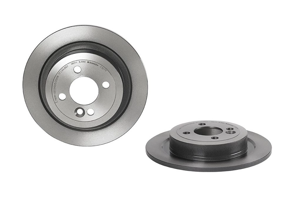 BREMBO Bremsscheibe 08.C307.11 Bremsscheiben,Scheibenbremsen MINI,Schrägheck (R56),Clubman (R55),Cabrio (R57),Roadster (R59),Coupe (R58),Clubvan (R55)