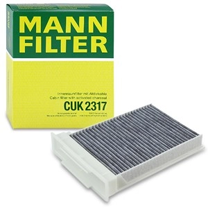 MANN-FILTER Innenraumfilter CUK 2317 Filter, Innenraumluft,Pollenfilter PEUGEOT,TOYOTA,CITROËN,107 Schrägheck (PM_, PN_),AYGO (WNB1_, KGB1_)