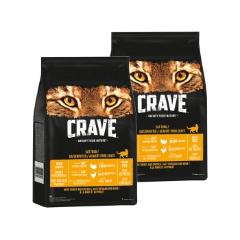 CRAVE mit Truthahn und Huhn 2x7 kg