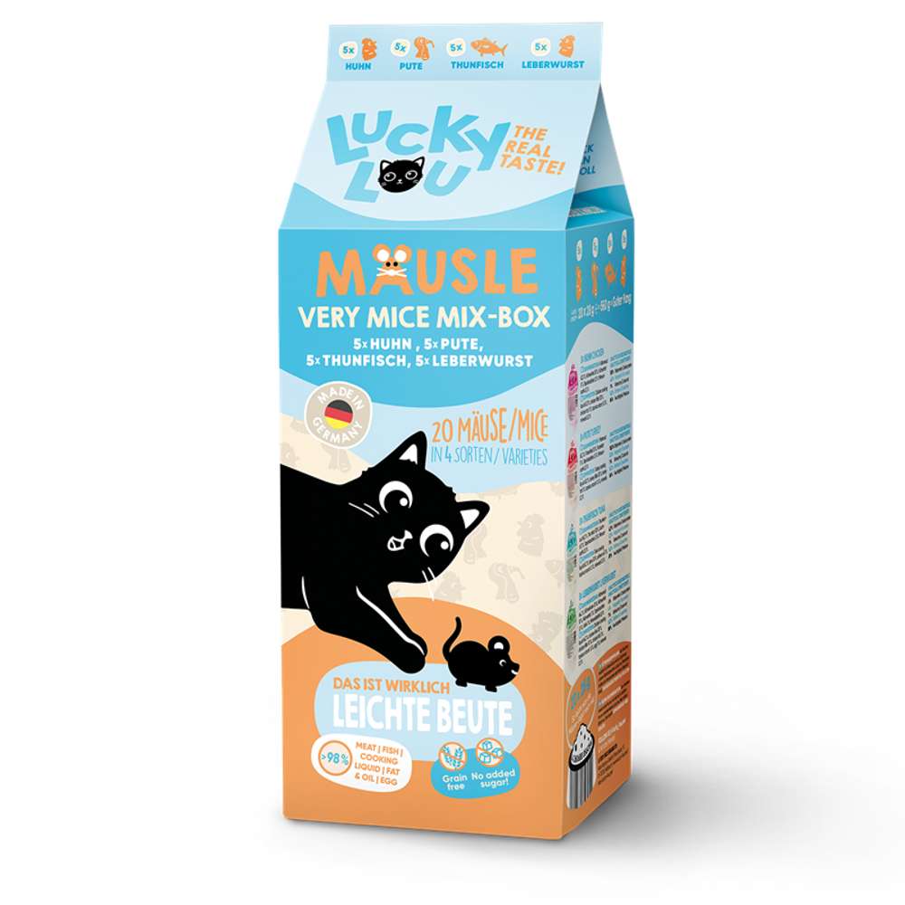 Lucky Lou Mäusle Mix-Box 20x28 g