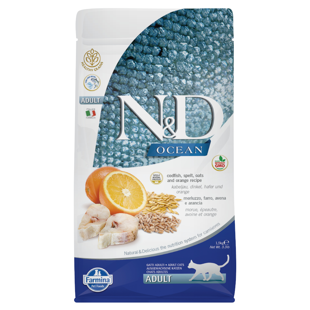 N&D Farmina Ocean Adult Kabeljau 1,5 kg