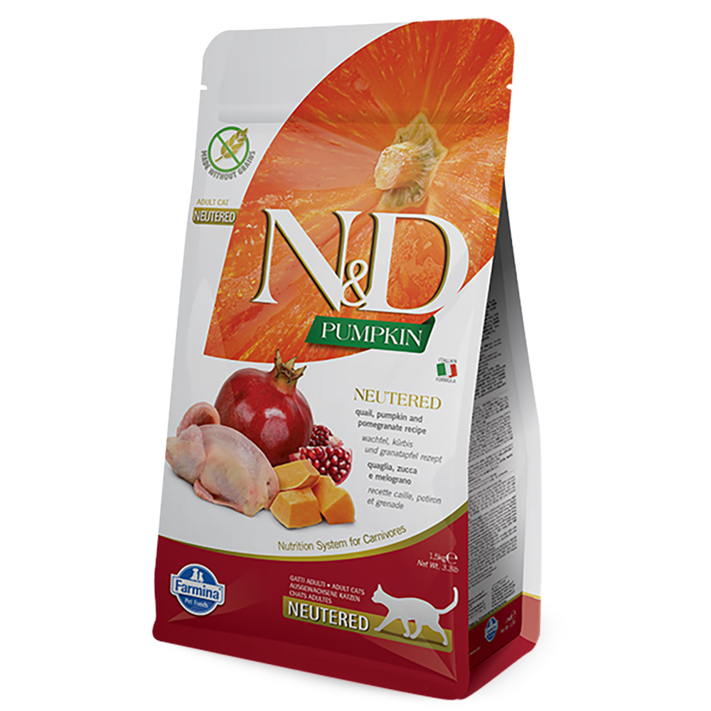 N&D Farmina Pumpkin Adult für kastrierte Katzen 5 kg
