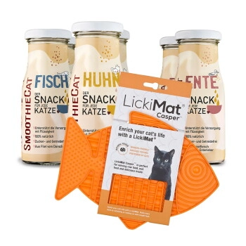 SmoothieCat Mix + Lickimat Orange