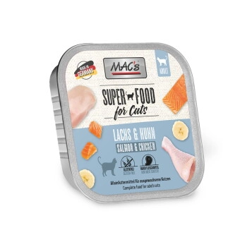 MAC's Nassfutter Katze Adult Lachs und Hühnchen 64x100 g