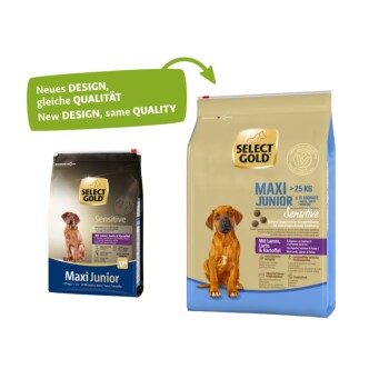 SELECT GOLD Sensitive Maxi Junior Lamm/Lachs/Kartoffel 4 kg