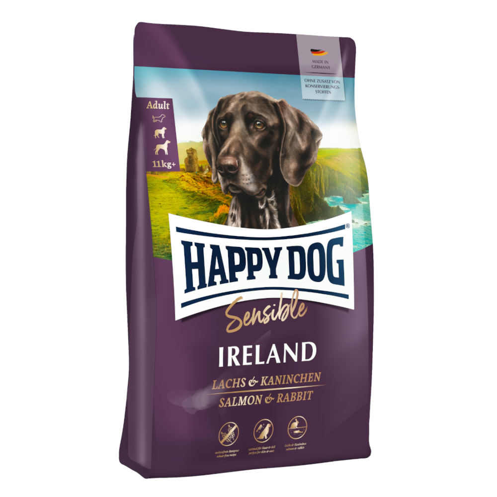 HAPPY DOG Sensible Trockenfutter Hund Adult, Irland 4 kg