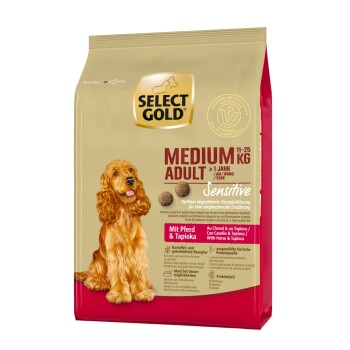 SELECT GOLD Sensitive Adult Medium Pferd und Tapioka 1 kg