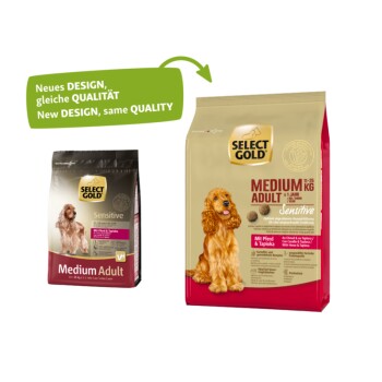 SELECT GOLD Sensitive Adult Medium Pferd und Tapioka 1 kg