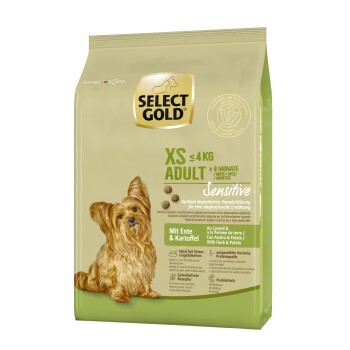 SELECT GOLD Sensitive XS Adult Ente und Kartoffel 1 kg
