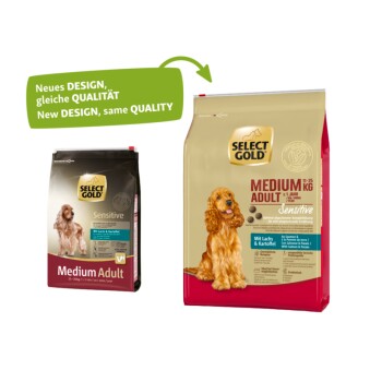 SELECT GOLD Sensitive Adult Medium Lachs und Kartoffel 4 kg