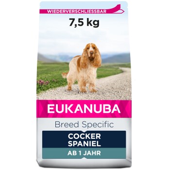 EUKANUBA Trockenfutter Hund Breed Specific Cocker Spaniel Adult 7,5 kg