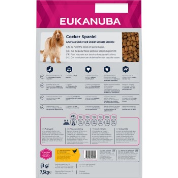 EUKANUBA Trockenfutter Hund Breed Specific Cocker Spaniel Adult 7,5 kg