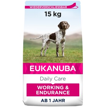 EUKANUBA Trockenfutter Hund Premium Working & Endurance Adult, Huhn 15 kg