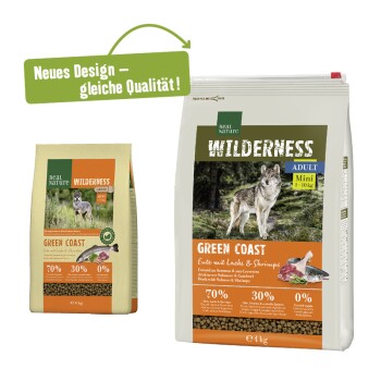 REAL NATURE WILDERNESS Mini Adult Green Coast Ente mit Lachs & Shrimps 4 kg