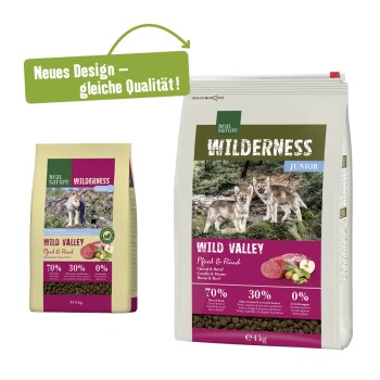 REAL NATURE WILDERNESS Junior Wild Valley Pferd & Rind 4 kg