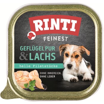 RINTI Feinest Adult Geflügel pur und Lachs 11x150 g