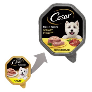 Cesar Klassiker 14x150g Huhn und Truthahn