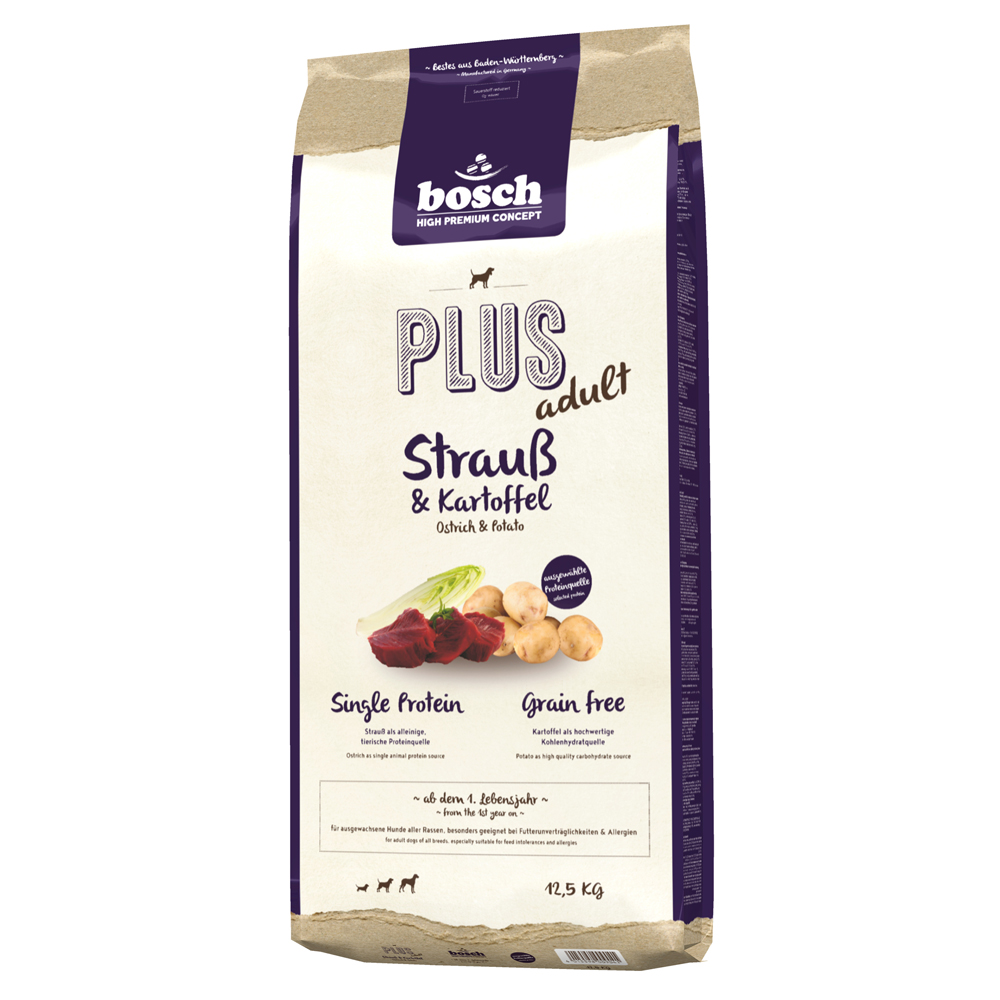bosch Plus Strauß & Kartoffel 12,5 kg