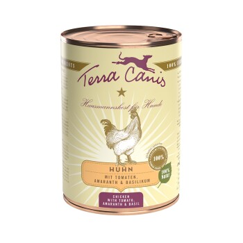 Terra Canis Classic Adult 6x400g Huhn mit Tomaten, Amaranth und Basilikum
