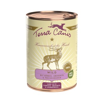 Terra Canis Classic Adult 6x400g Wild mit Kürbis, Preiselbeeren und Amaranth
