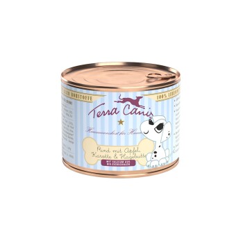 Terra Canis Welpe 12x200g Rind mit Apfel, Karotte und Hagebutte
