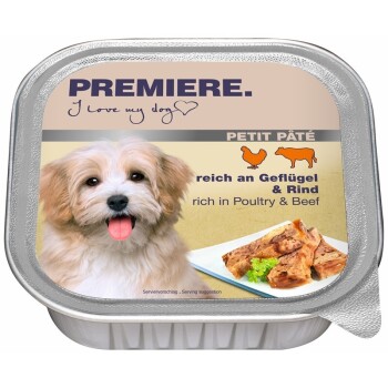 PREMIERE Petit Pâté Geflügel und Rind 11x150 g
