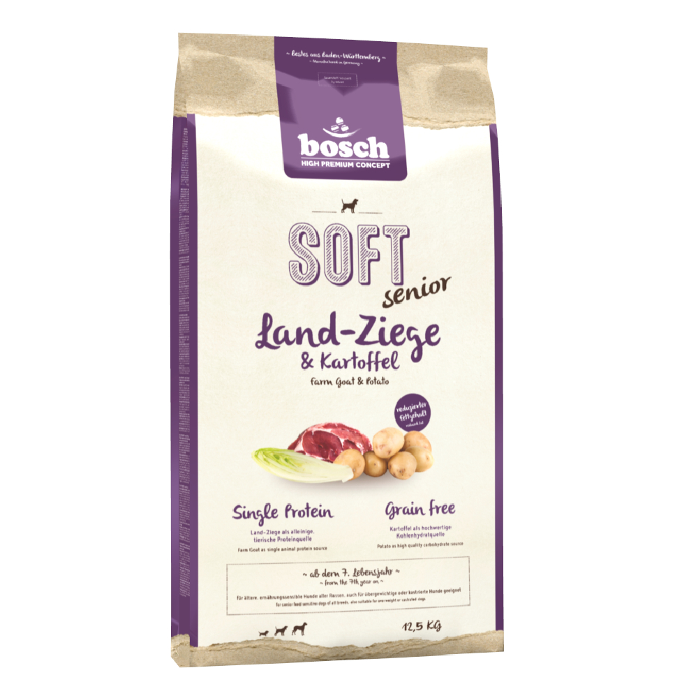 bosch Soft Senior Land-Ziege & Kartoffel 12,5 kg