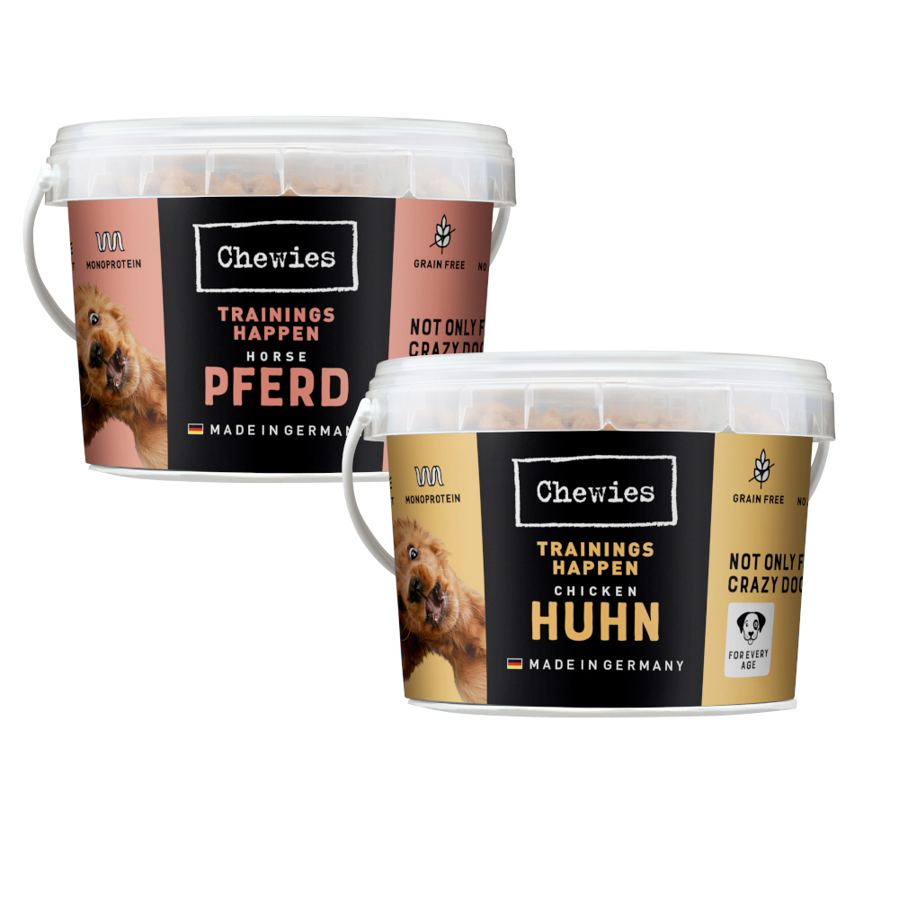 Chewies Trainings-Happen Monoprotein-Snack 300g Pferd