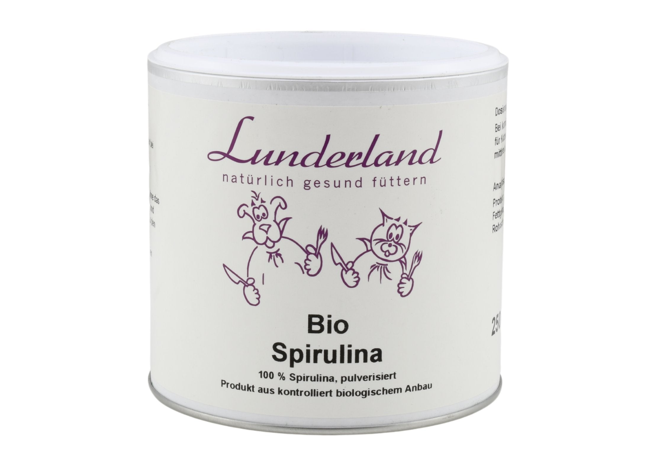 Lunderland Bio-Spirulina 2x 250 g
