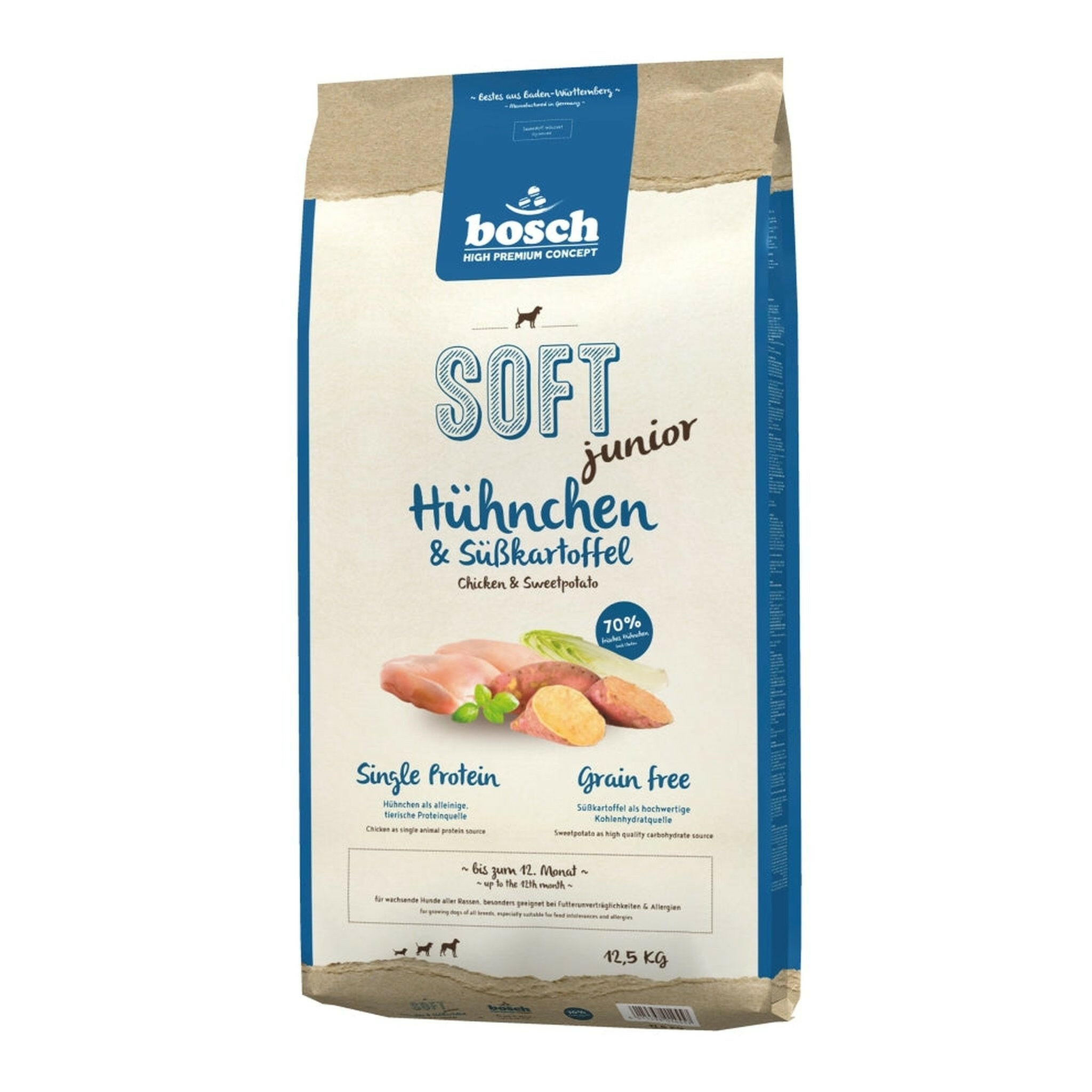 bosch Soft Junior Hühnchen & Süßkartoffel 12,5 kg