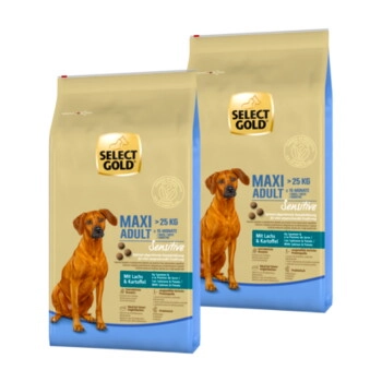 SELECT GOLD Sensitive Adult Maxi Lachs und Kartoffel 2x12 kg