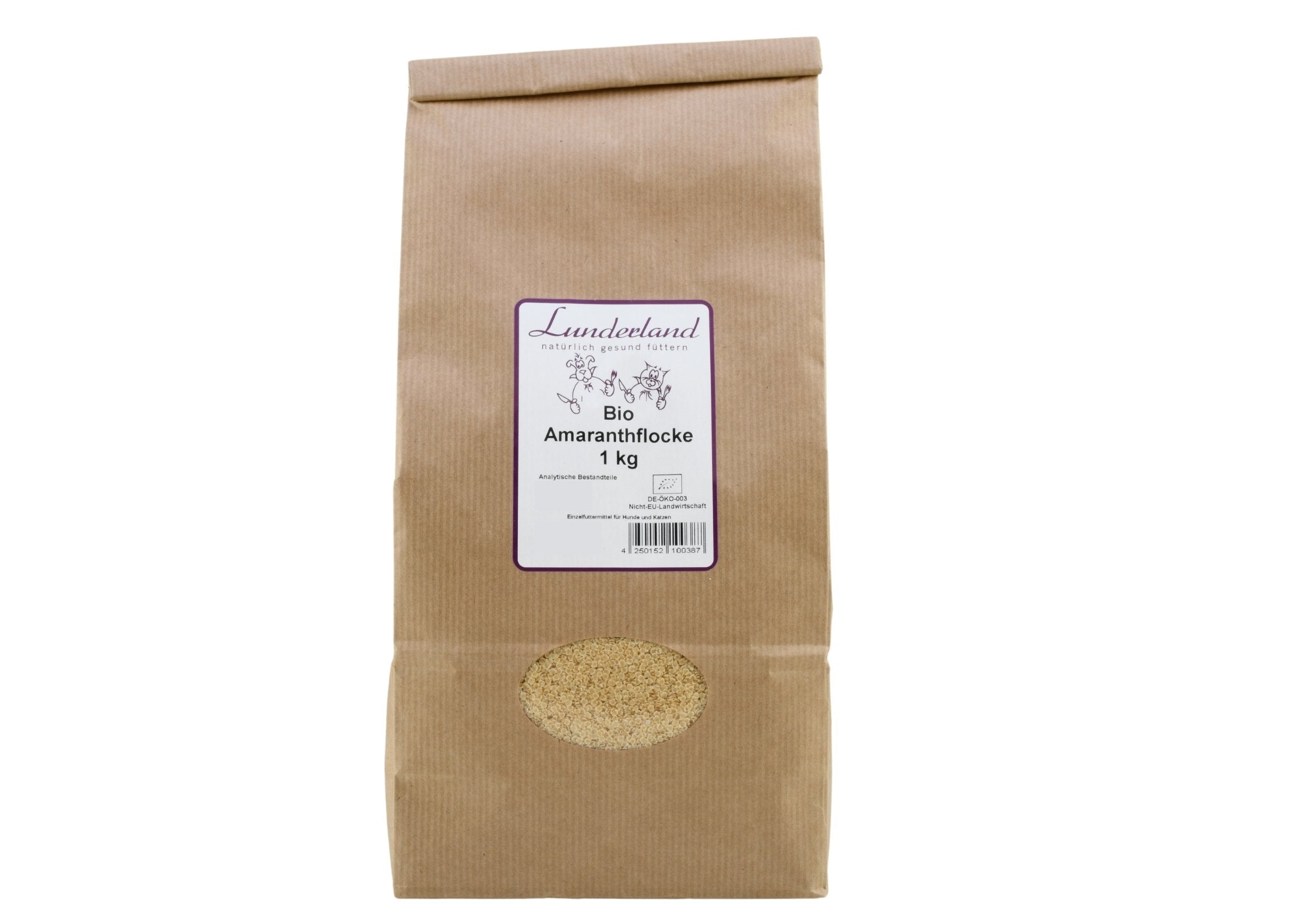 Lunderland Bio-Amaranthflocke 3 x 1 kg