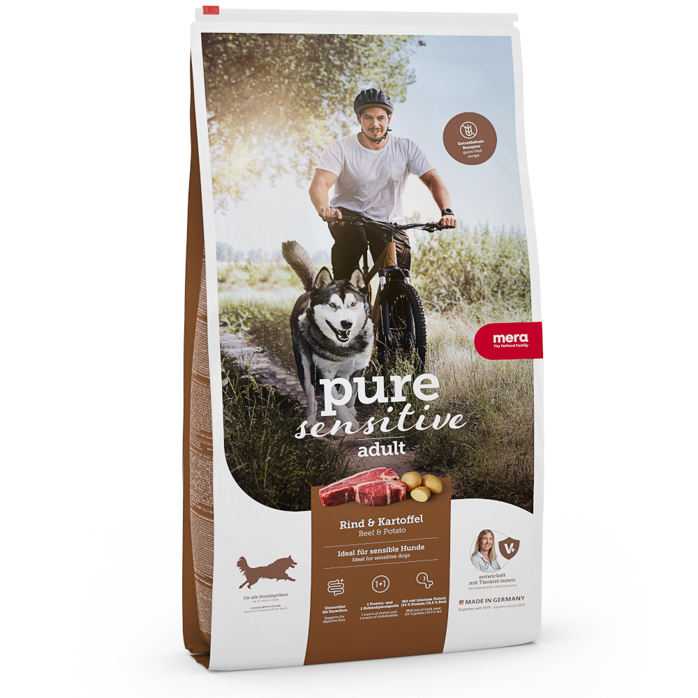 mera pure sensitive Fresh Meat Rind & Kartoffel 12,5 kg