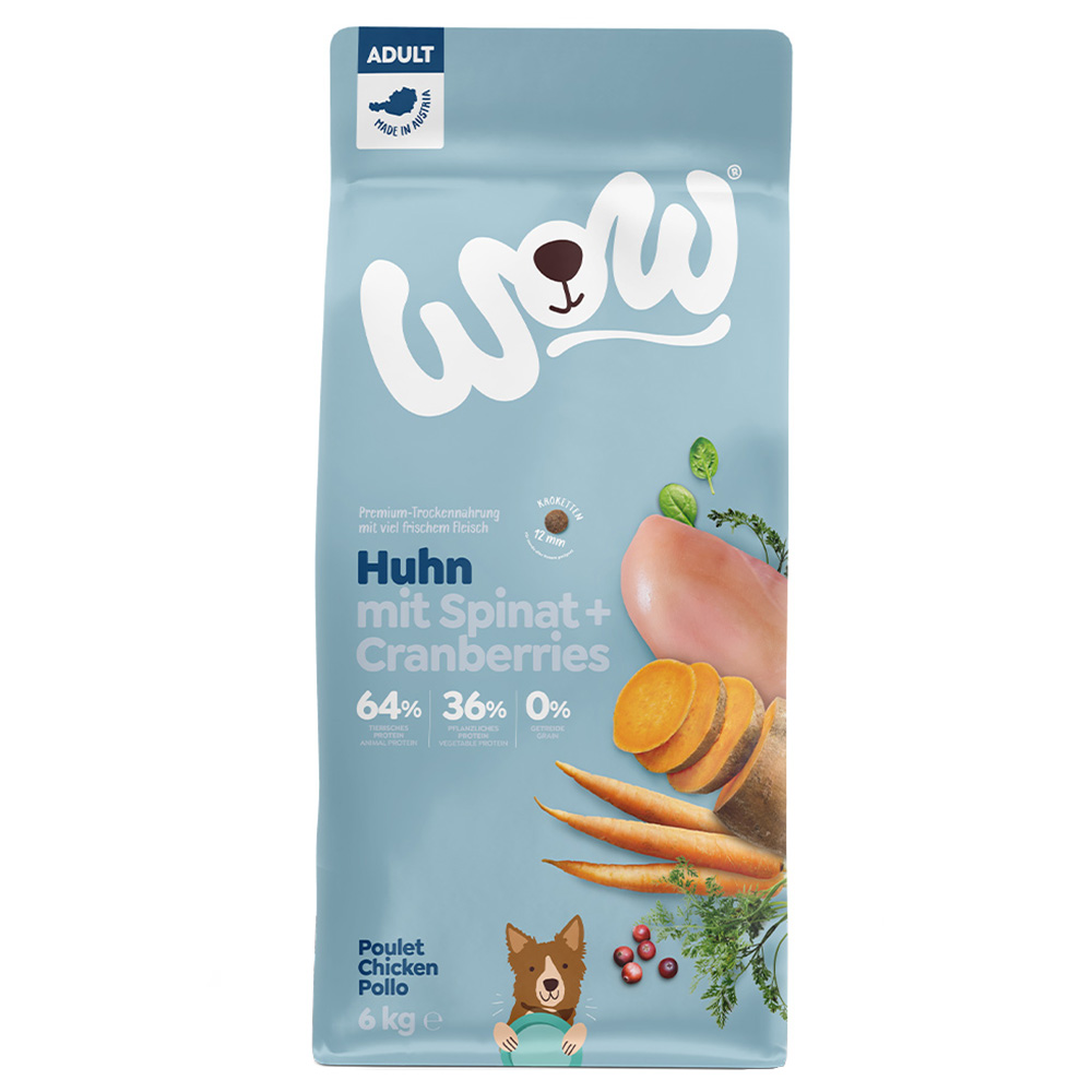 WOW Adult Huhn mit Spinat 6 kg