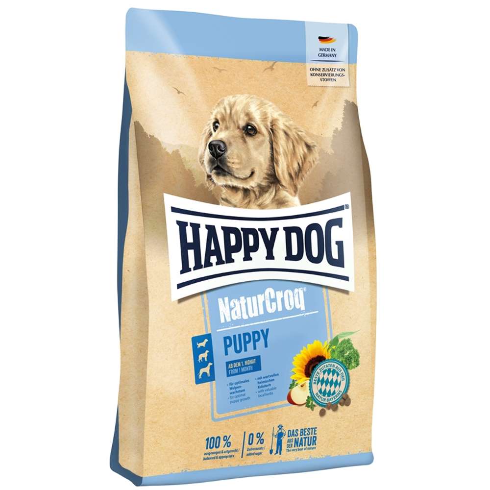 HAPPY DOG NaturCroq Trockenfutter Hund Puppy 4 kg