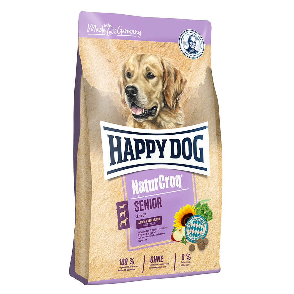 HAPPY DOG NaturCroq Trockenfutter Hund Senior 15 kg