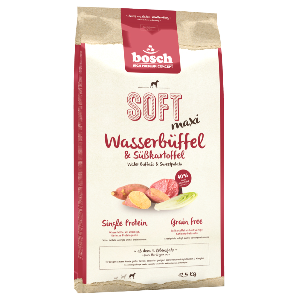 bosch Soft maxi Wasserbüffel & Süßkartoffel 12,5 kg