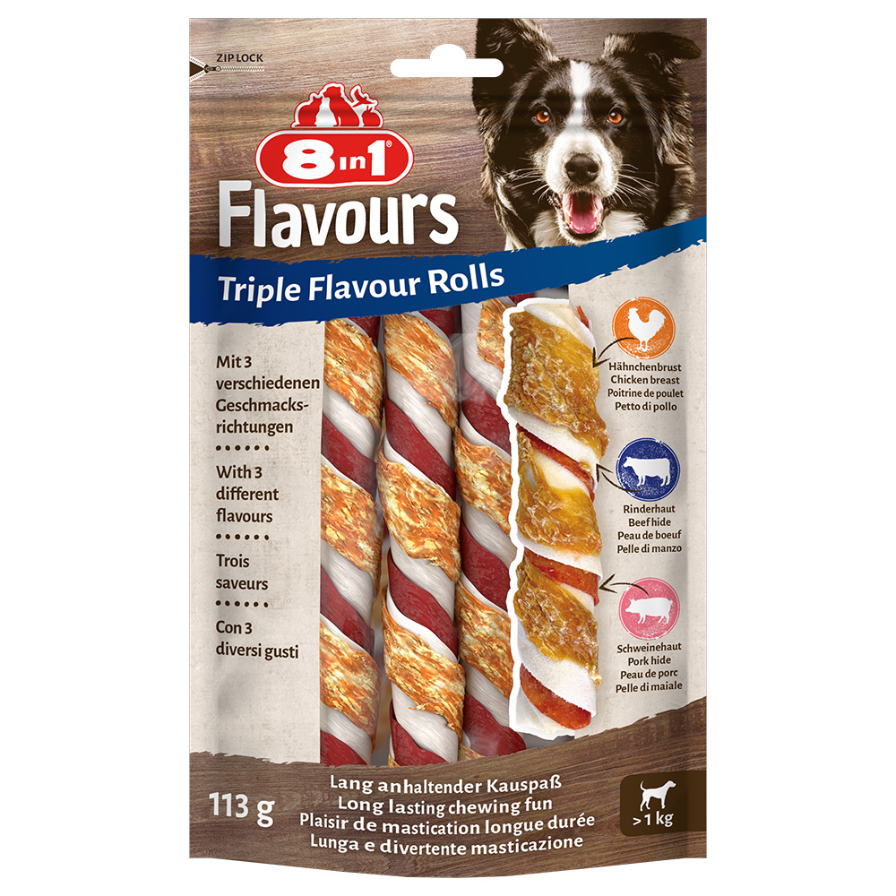8in1 Triple Flavour Rolls 3 Stück