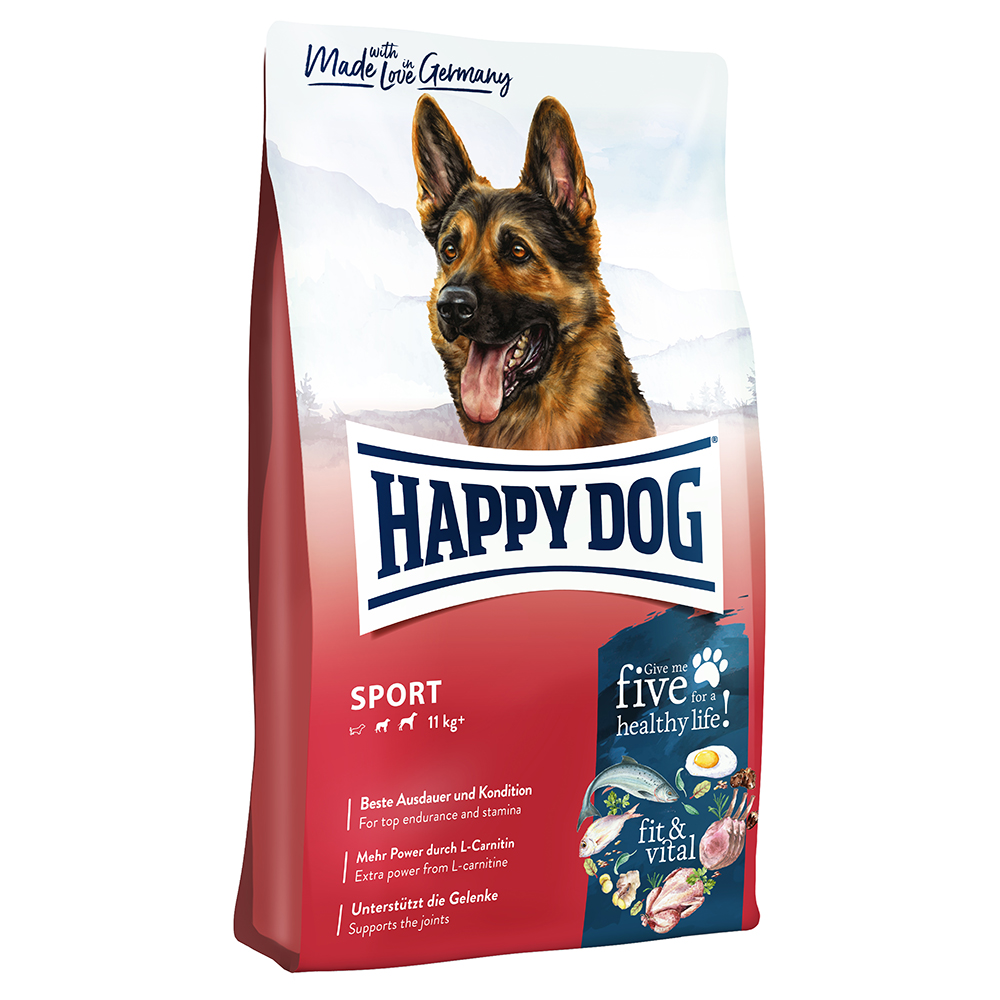 HAPPY DOG fit & vital Trockenfutter Hund Adult, Sport 14 kg