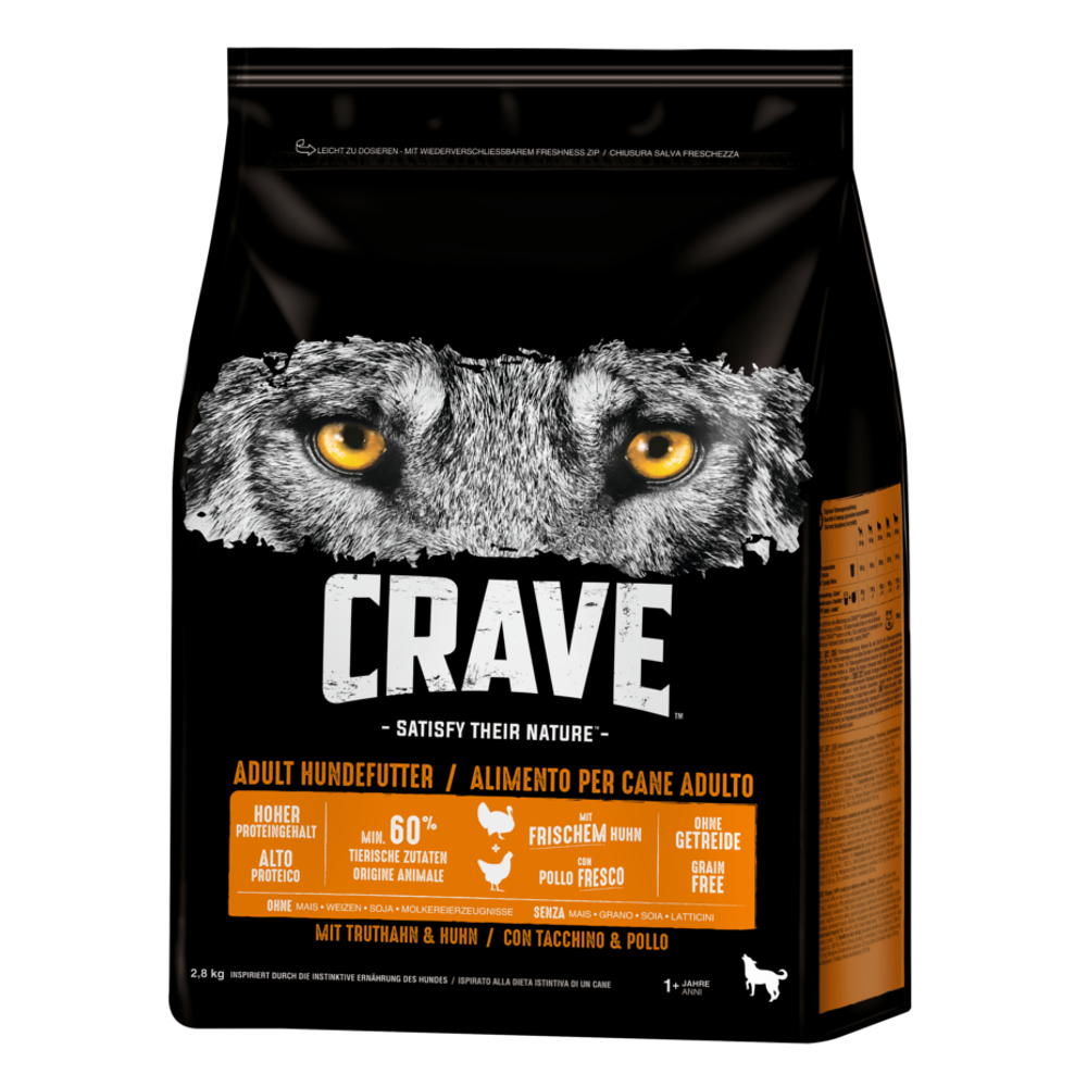 CRAVE mit Truthahn und Huhn 2,8 kg