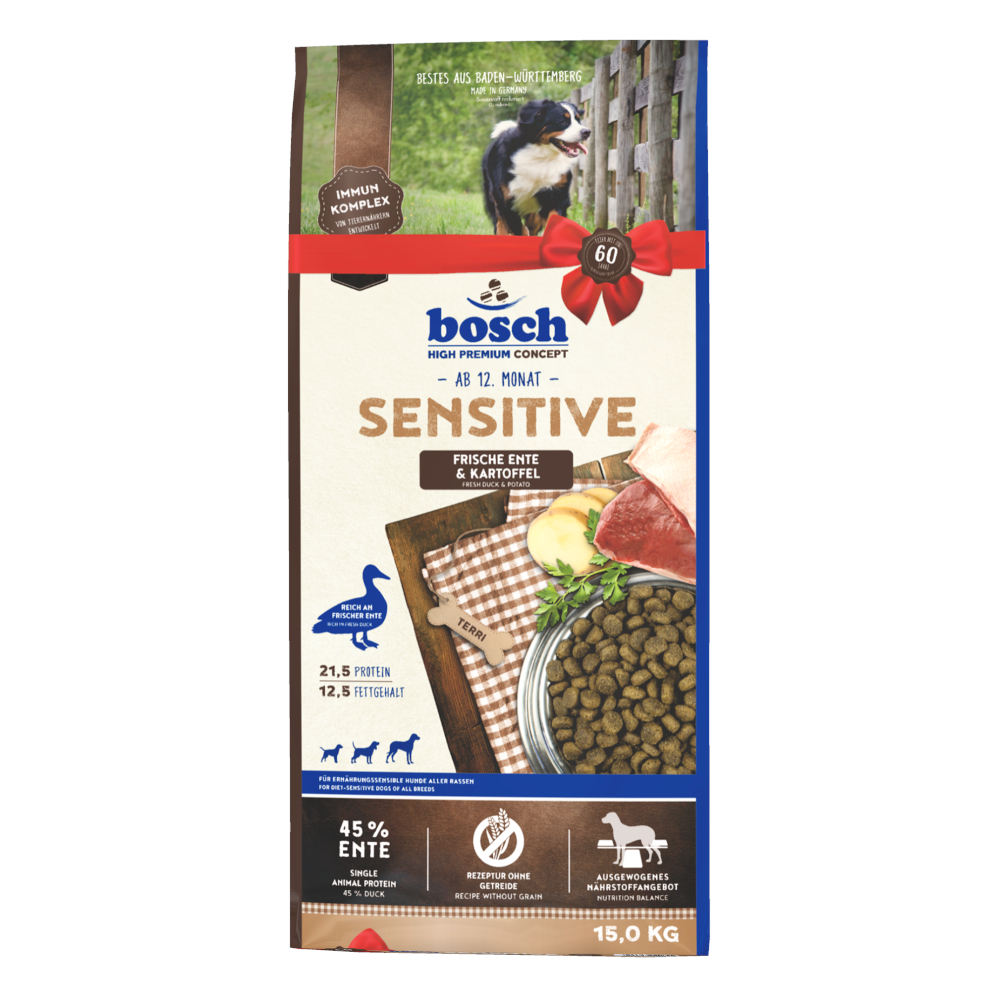 bosch Sensitive Ente & Kartoffel 15 kg