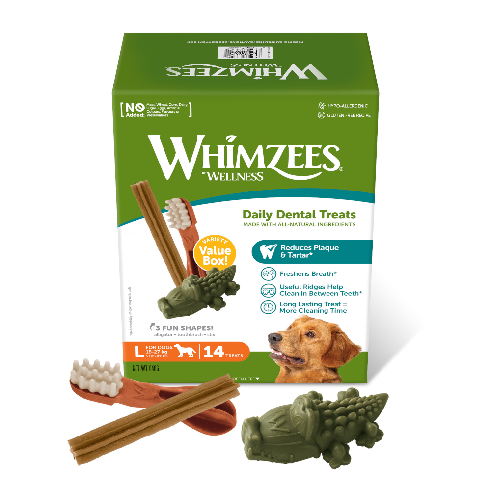 WHIMZEES Zahnpflegesnacks Vorteilsbox L