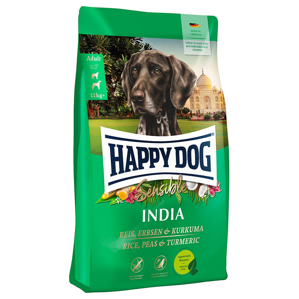 HAPPY DOG Sensible Trockenfutter Hund Adult, India 10 kg